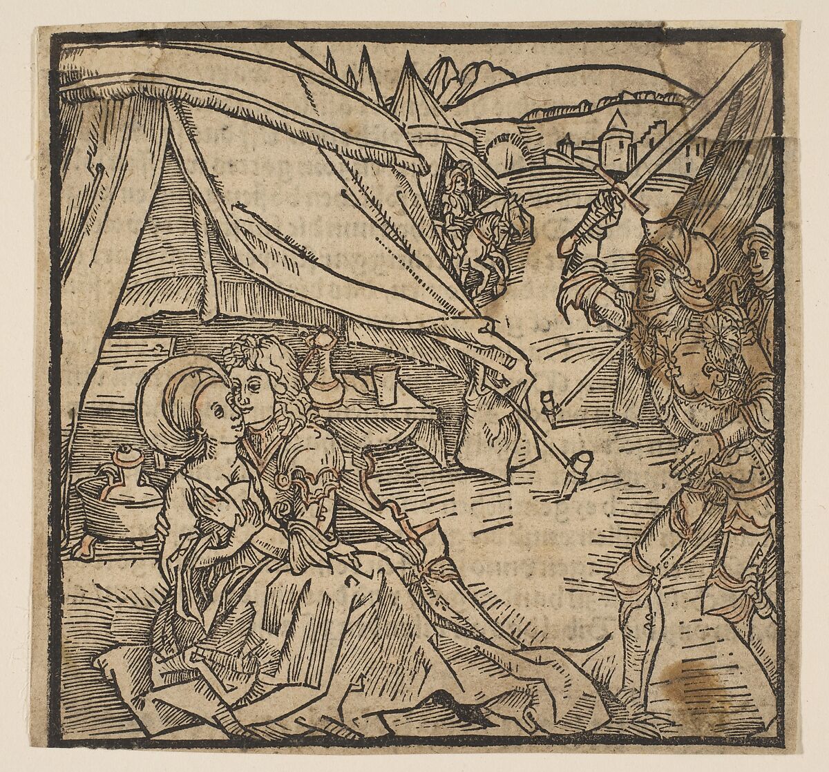 Illustration from "The Ritter von Turn", Albrecht Dürer (German, Nuremberg 1471–1528 Nuremberg), Woodcut 