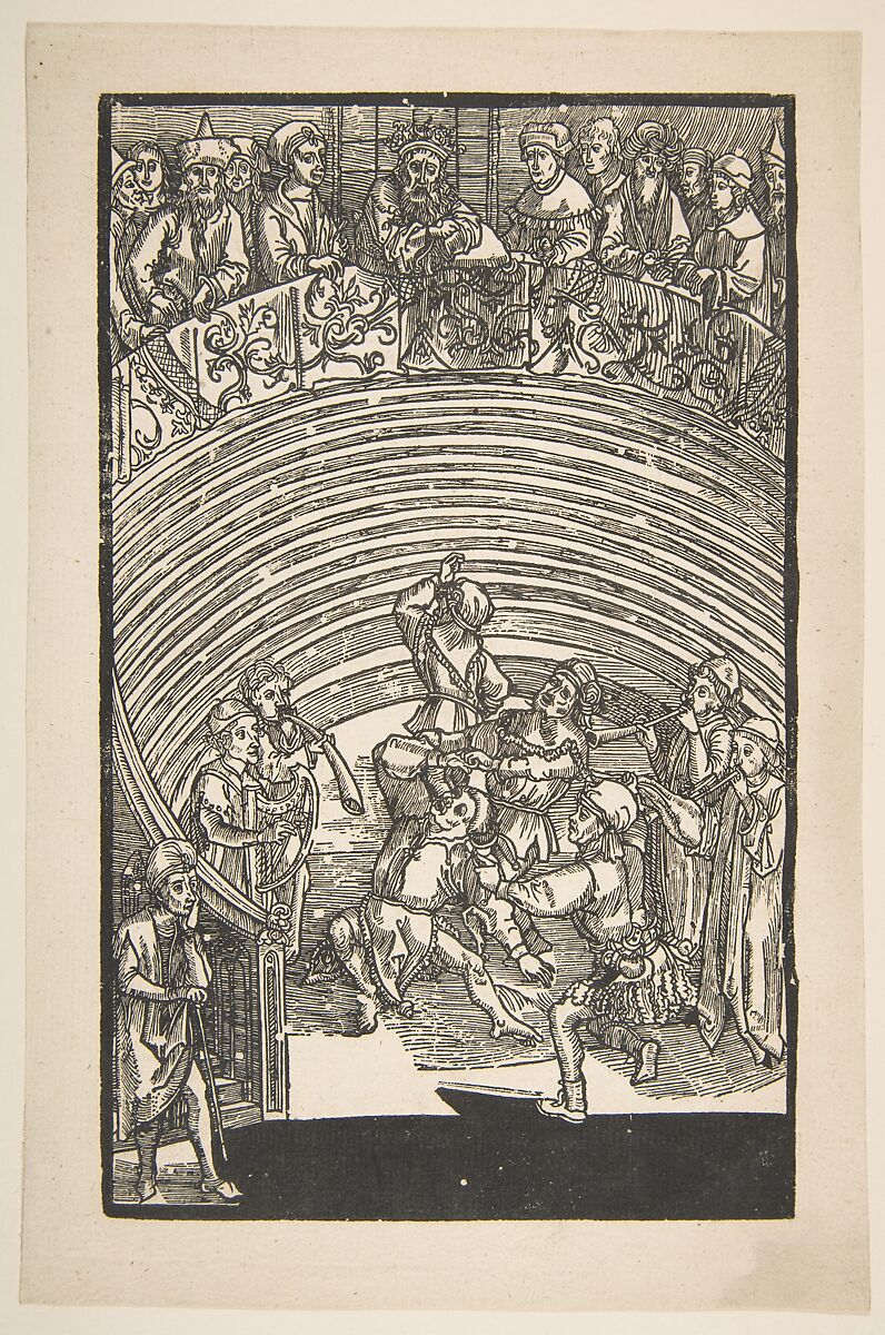 Illustration from "The Comedie of Terence", 19th century reprint, Albrecht Dürer (German, Nuremberg 1471–1528 Nuremberg), Woodcut 