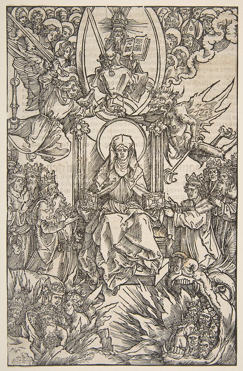 Illustration from "Revelations Sancte Birgitte", Albrecht Dürer (German, Nuremberg 1471–1528 Nuremberg), Woodcut 