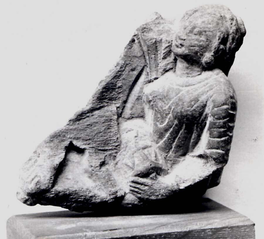 Seated Female, Stone, Pakistan (ancient region of Gandhara) 