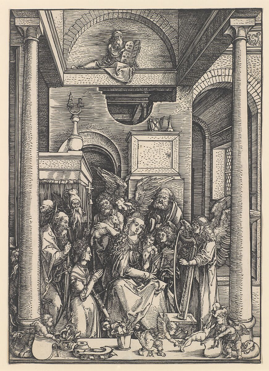 The Glorification of  the Virgin, from "The Life of the Virgin", Albrecht Dürer (German, Nuremberg 1471–1528 Nuremberg), Woodcut