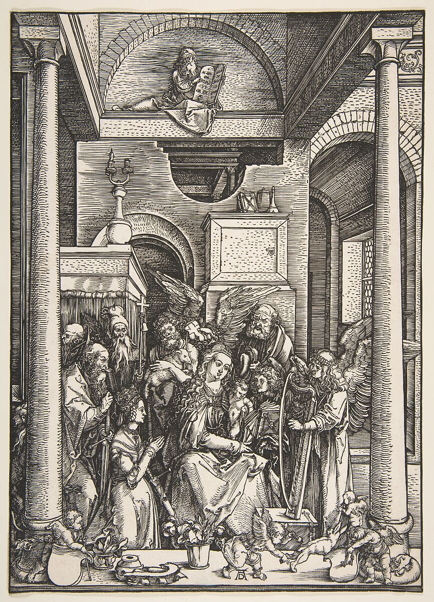 The Glorification of  the Virgin, from The Life of the Virgin, Albrecht Dürer (German, Nuremberg 1471–1528 Nuremberg), Woodcut 