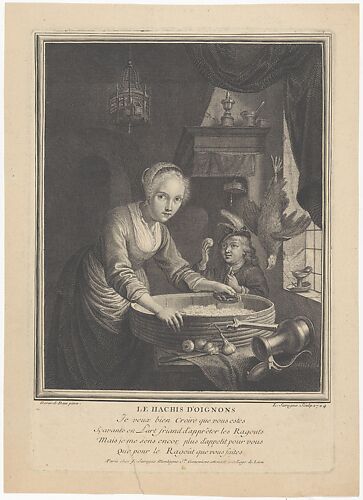 Young Woman Chopping Onions