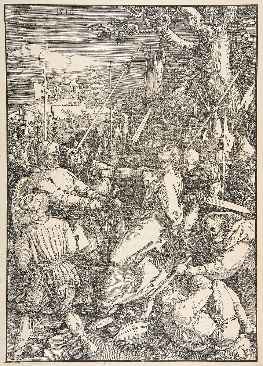 The Betrayal of Christ, from "The Large Passion", Albrecht Dürer (German, Nuremberg 1471–1528 Nuremberg), Woodcut 