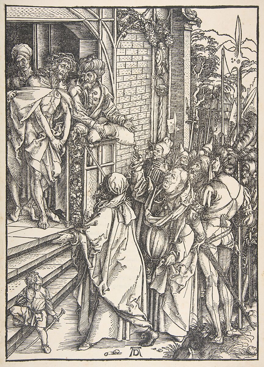 Ecce Homo, from "The Large Passion", Albrecht Dürer (German, Nuremberg 1471–1528 Nuremberg), Woodcut 