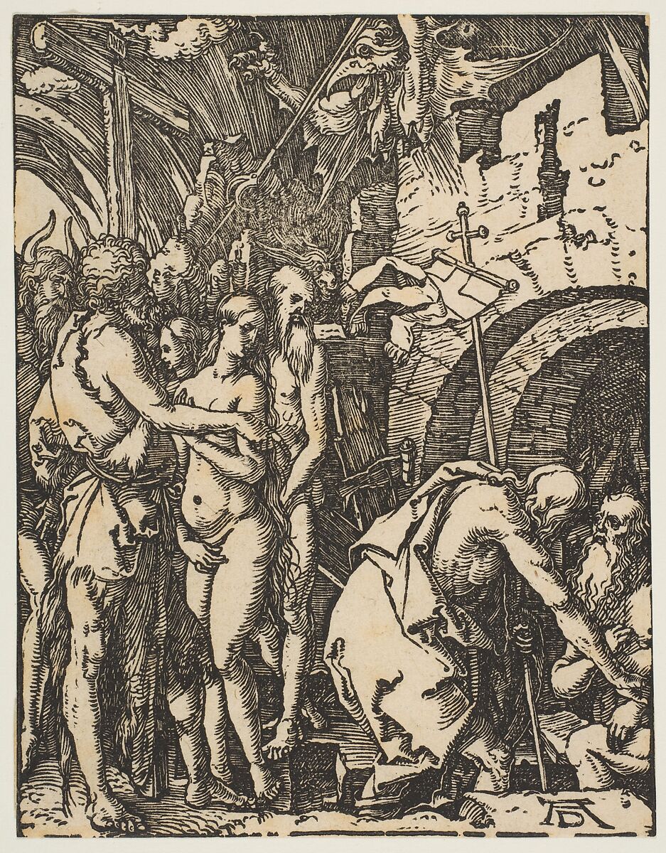 Christ in Limbo, from "The Small Passion", Albrecht Dürer (German, Nuremberg 1471–1528 Nuremberg), Woodcut 