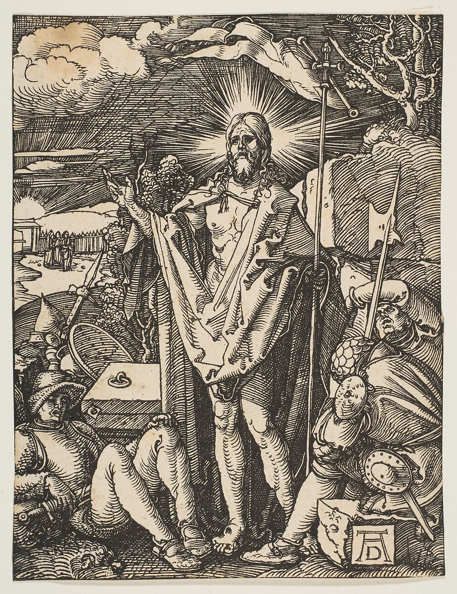 The Resurrection, from "The Small Passion", Albrecht Dürer (German, Nuremberg 1471–1528 Nuremberg), Woodcut 