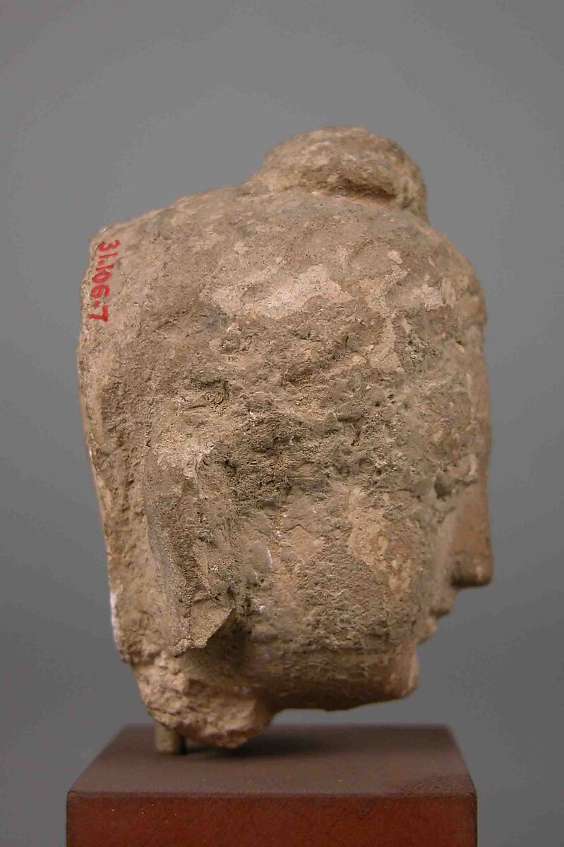 Head of Buddha, Stucco, Pakistan (ancient region of Gandhara)