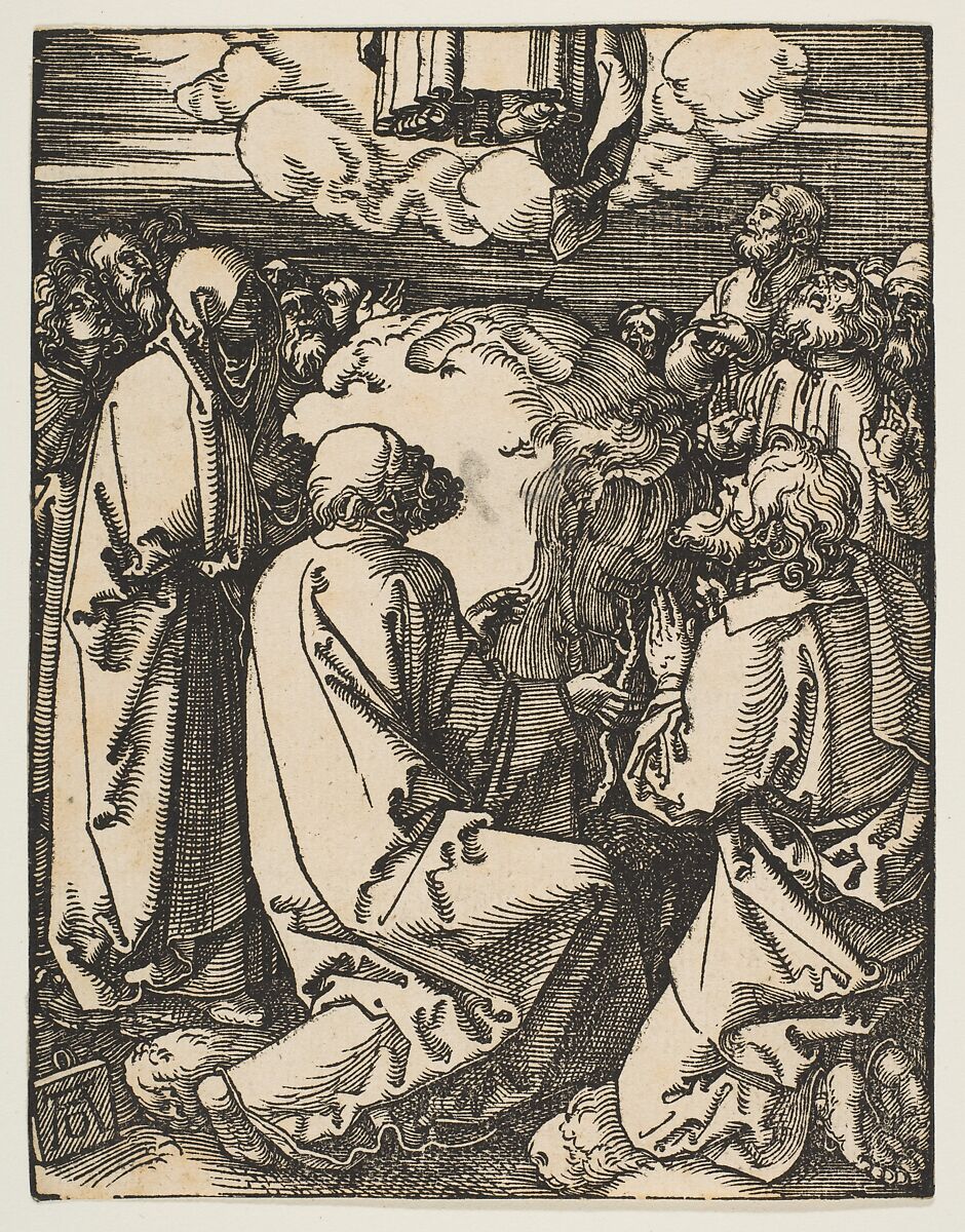 The Ascension, from "The Small Passion", Albrecht Dürer (German, Nuremberg 1471–1528 Nuremberg), Woodcut 