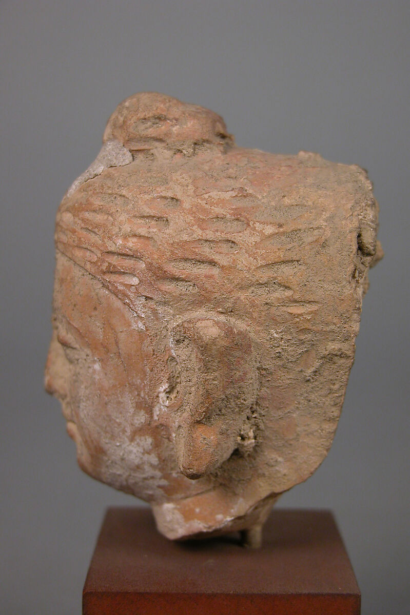 Head of Buddha, Stucco, Pakistan (ancient region of Gandhara)