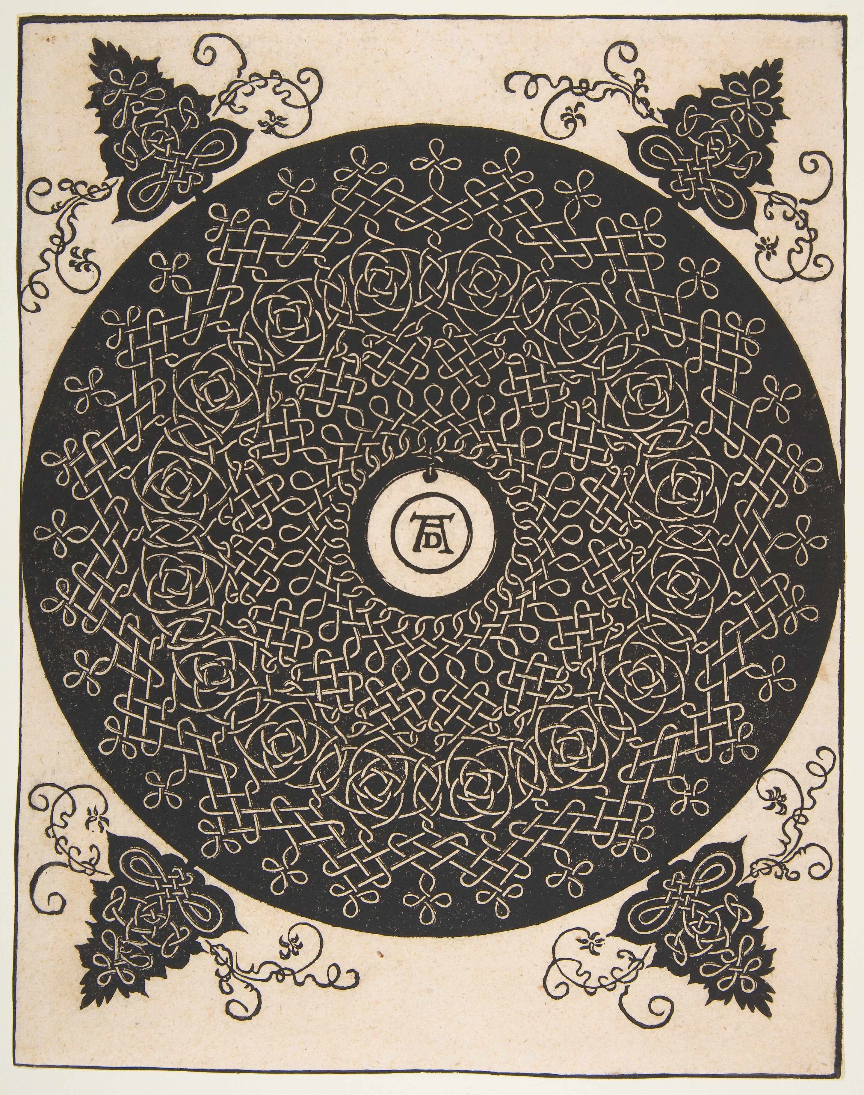 Albrecht Dürer - “The Fourth Knot”, Interlaced Roundel with a