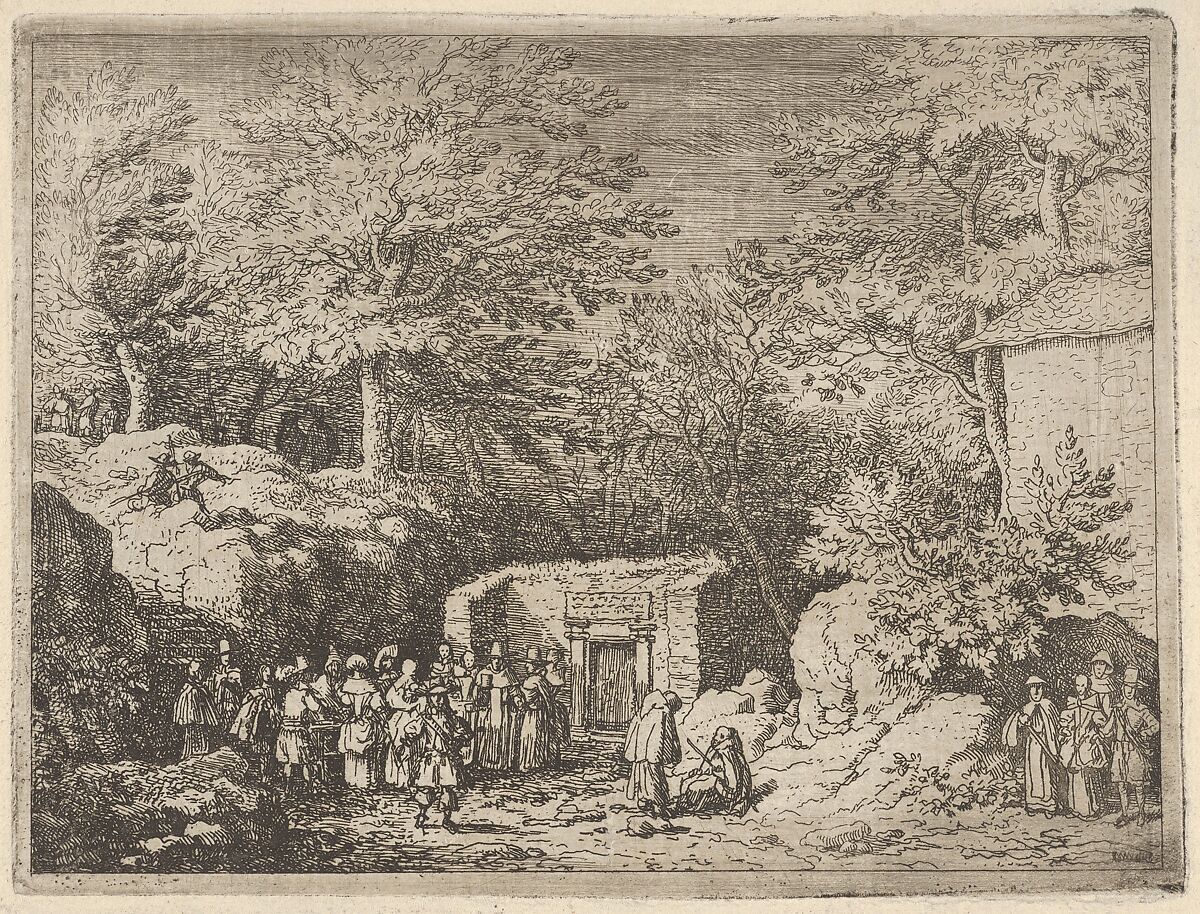 The Fourth Spring, Allart van Everdingen (Dutch, Alkmaar 1621–1675 Amsterdam), Etching; first state of two 