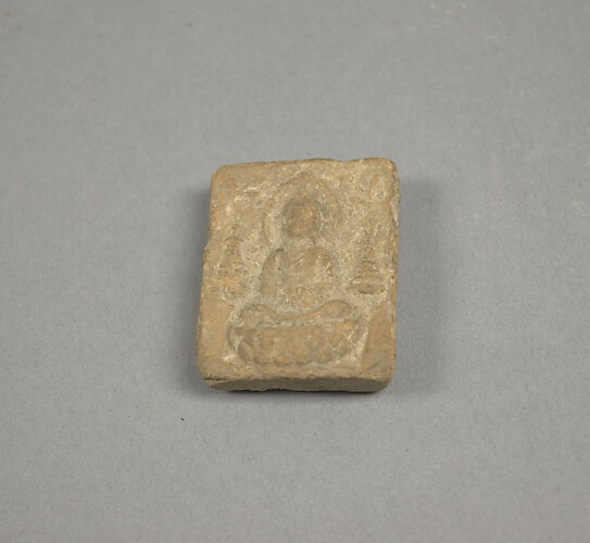 Votive Plaque with Seated Buddhas