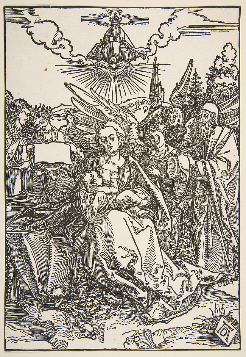 Albrecht Dürer | The Holy Family with Five Angels | The Metropolitan ...