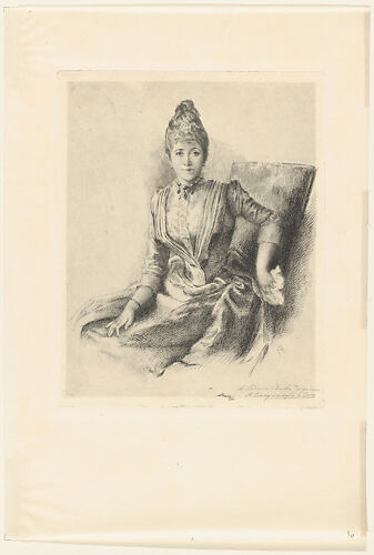 Portrait of Mlle Quivoron