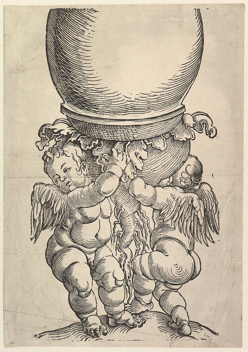The Great Column (bottom block), Albrecht Dürer (German, Nuremberg 1471–1528 Nuremberg), Woodcut 
