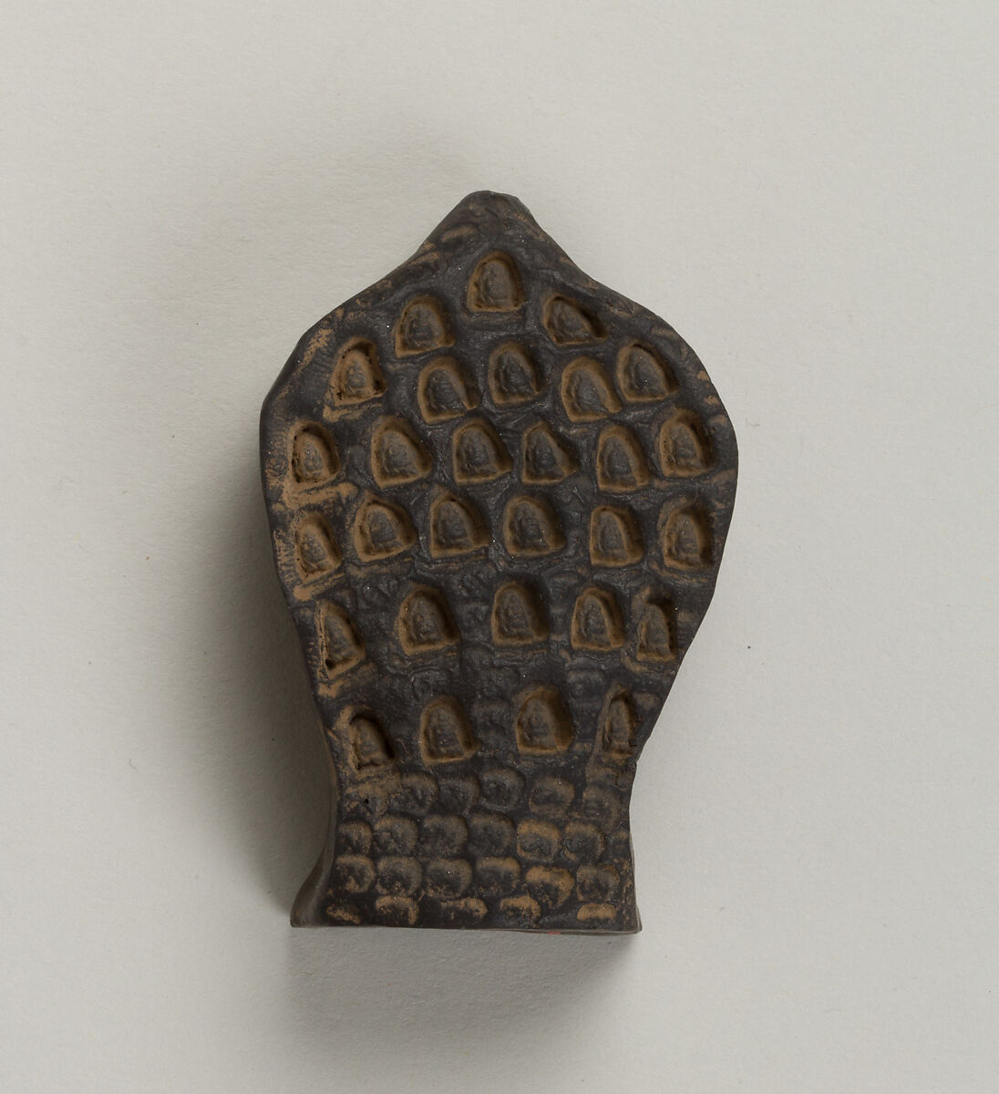 Votive Plaque with a Thousand-Armed Avalokiteshvara, Clay, Tibet