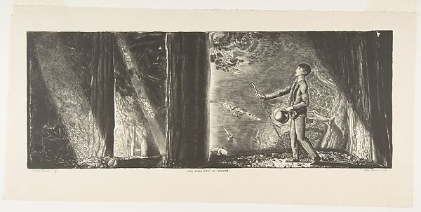 The Journey of Youth, George Bellows (American, Columbus, Ohio 1882–1925 New York), Lithograph 