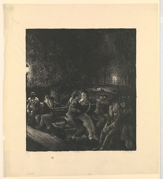 Solitude, George Bellows (American, Columbus, Ohio 1882–1925 New York), Lithograph 