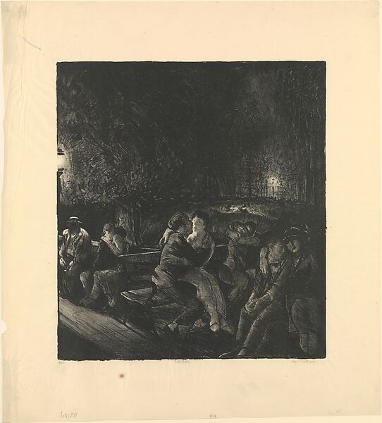 Solitude, George Bellows (American, Columbus, Ohio 1882–1925 New York), Lithograph