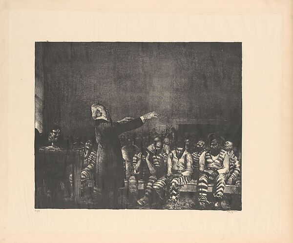Benediction in Georgia, George Bellows (American, Columbus, Ohio 1882–1925 New York), Lithograph