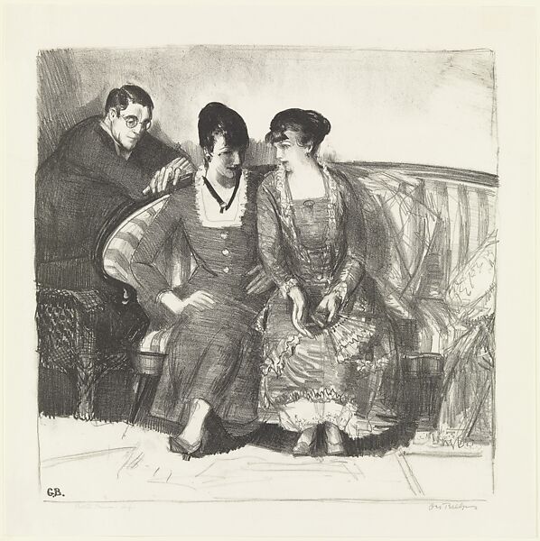 Emma, Elsie and Gene, George Bellows (American, Columbus, Ohio 1882–1925 New York), Lithograph