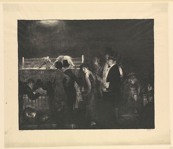 Preliminaries, George Bellows (American, Columbus, Ohio 1882–1925 New York), Lithograph 