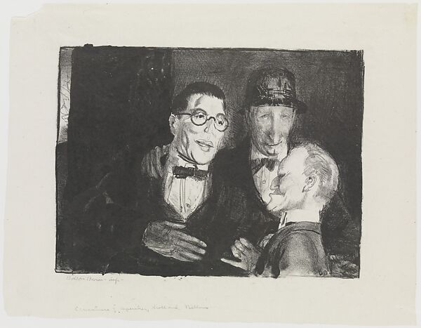 Speicher, Kroll, and Bellows, George Bellows (American, Columbus, Ohio 1882–1925 New York), Lithograph