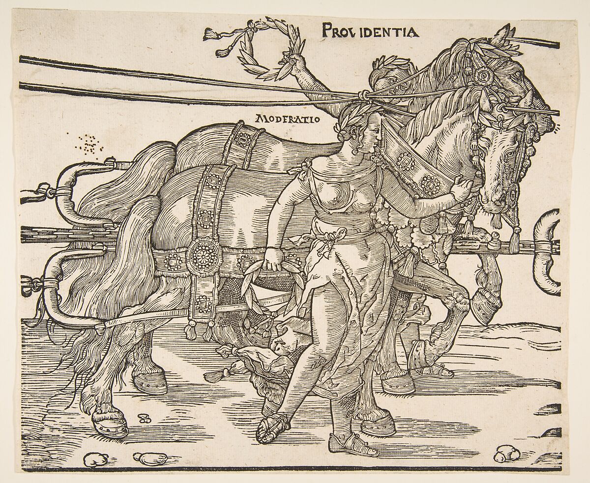 The Great Triumphal Car third sheet, After Albrecht Dürer (German, Nuremberg 1471–1528 Nuremberg), Woodcut 