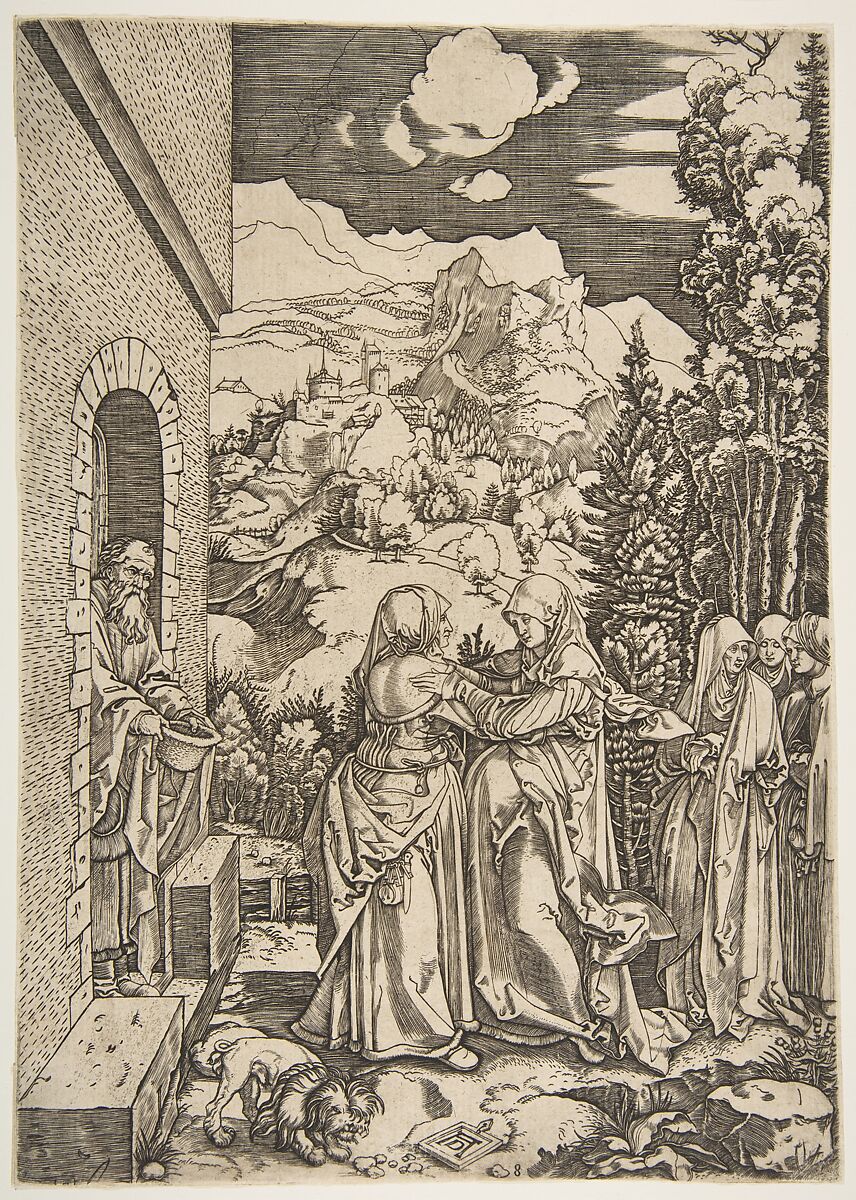 The Visitation, from "The Life of the Virgin" (copy), After Albrecht Dürer (German, Nuremberg 1471–1528 Nuremberg), Woodcut 