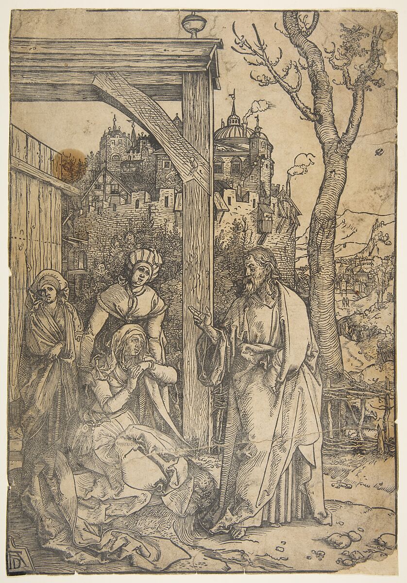 Christ Taking Leave of His Mother, from "The Life of the Virgin" (copy), After Albrecht Dürer (German, Nuremberg 1471–1528 Nuremberg), Woodcut 