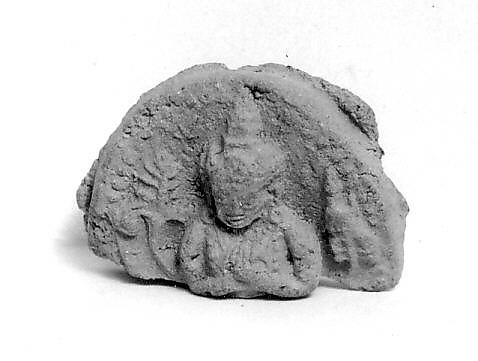 Votive Plaque, Clay, Tibet (Central Asia?) 