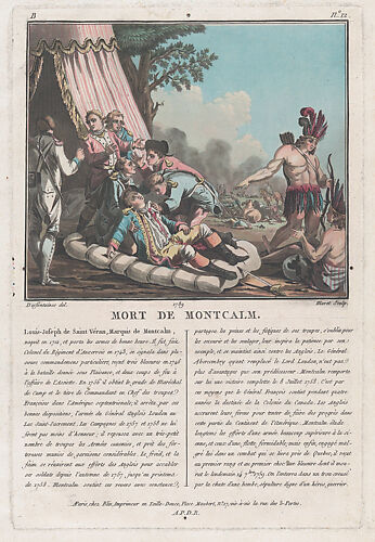 Mort de Montcalm [The Death of Montcalm at Quebec, September 14, 1759]