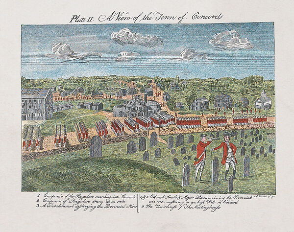 View of the Town of Concord, 1775