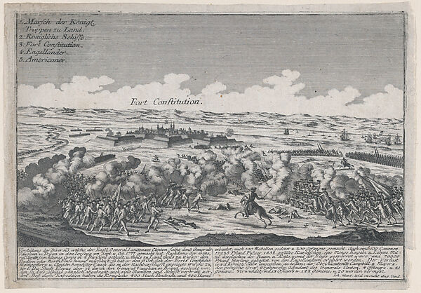 Attack on Fort Constitution, October 7, 1777