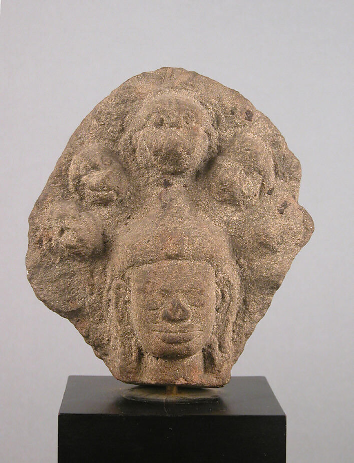 Head of a Buddha, Stone, Cambodia 