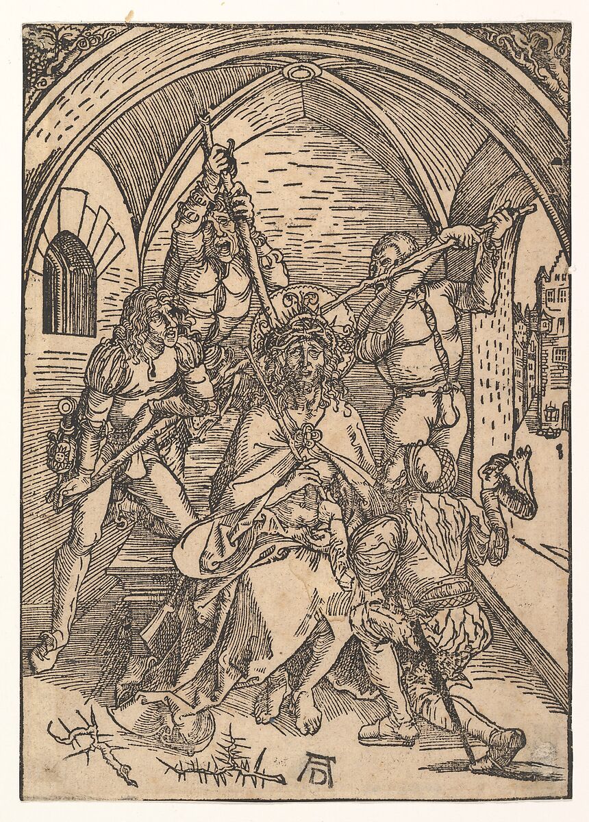 Christ Crowned with Thorns, Possibly Albrecht Dürer (German, Nuremberg 1471–1528 Nuremberg), Woodcut 