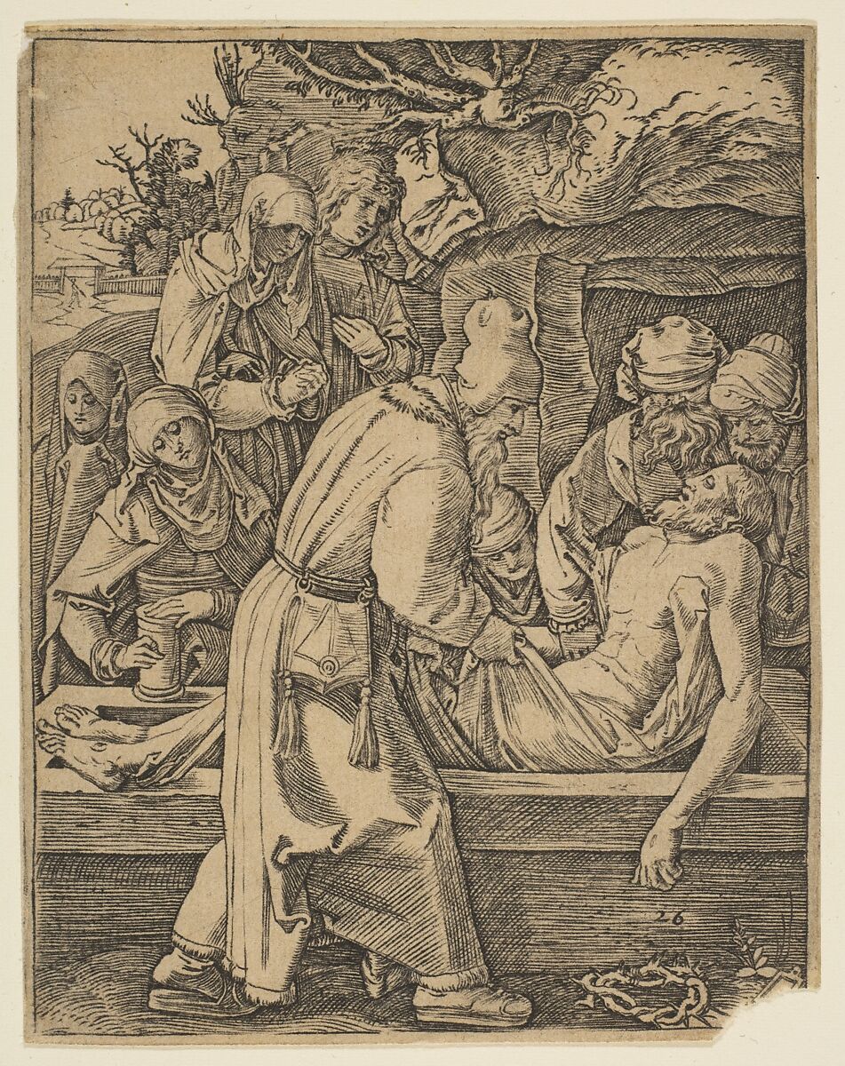 The Deposition, from The Small Passion (copy), After Albrecht Dürer (German, Nuremberg 1471–1528 Nuremberg), Engraving 