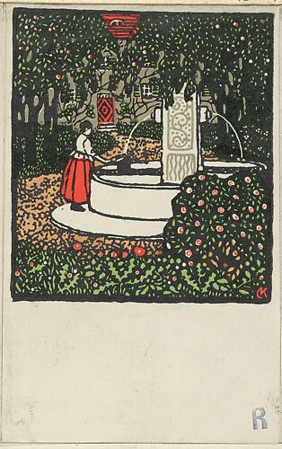 Woman at a Fountain (Frau am Brunnen)