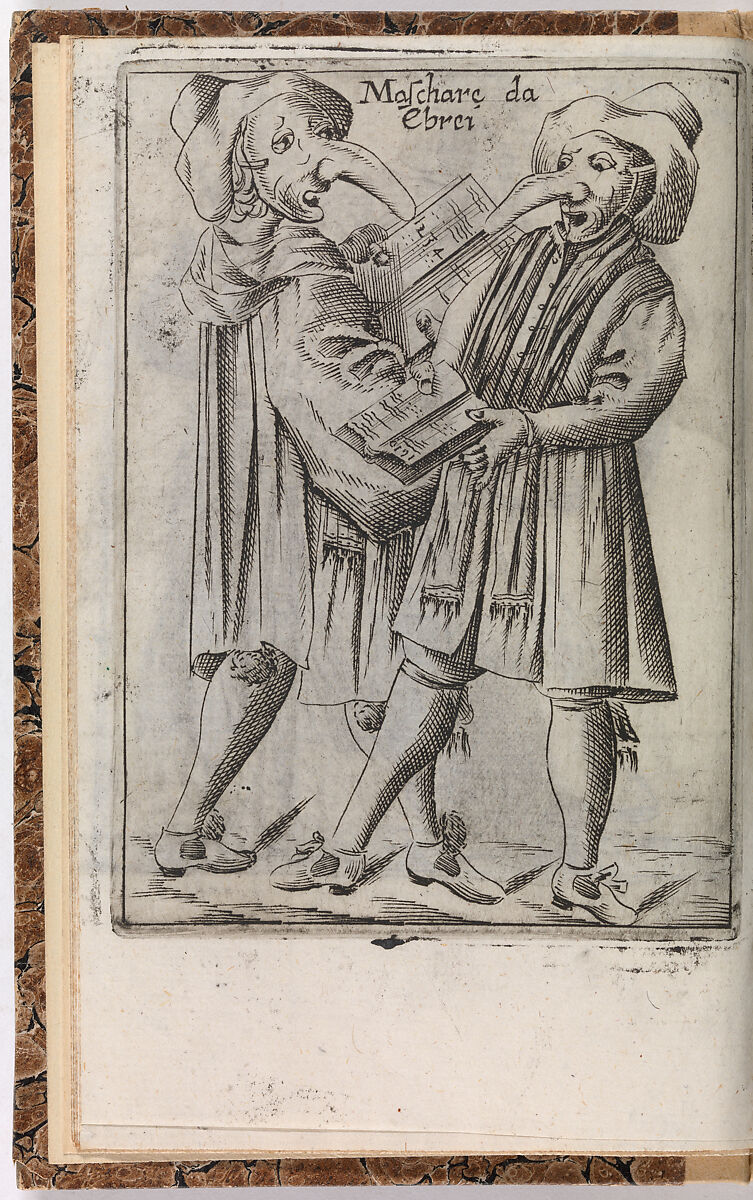 Il Carnevale Italiano Mascherato Oue si Veggono in Figura Varie Inuetione di  capritii Fra(nces) Bert(ell), Francesco Bertelli (Italian, active Padua, first half 17th century), Book with 24 engraved plates, including title page 