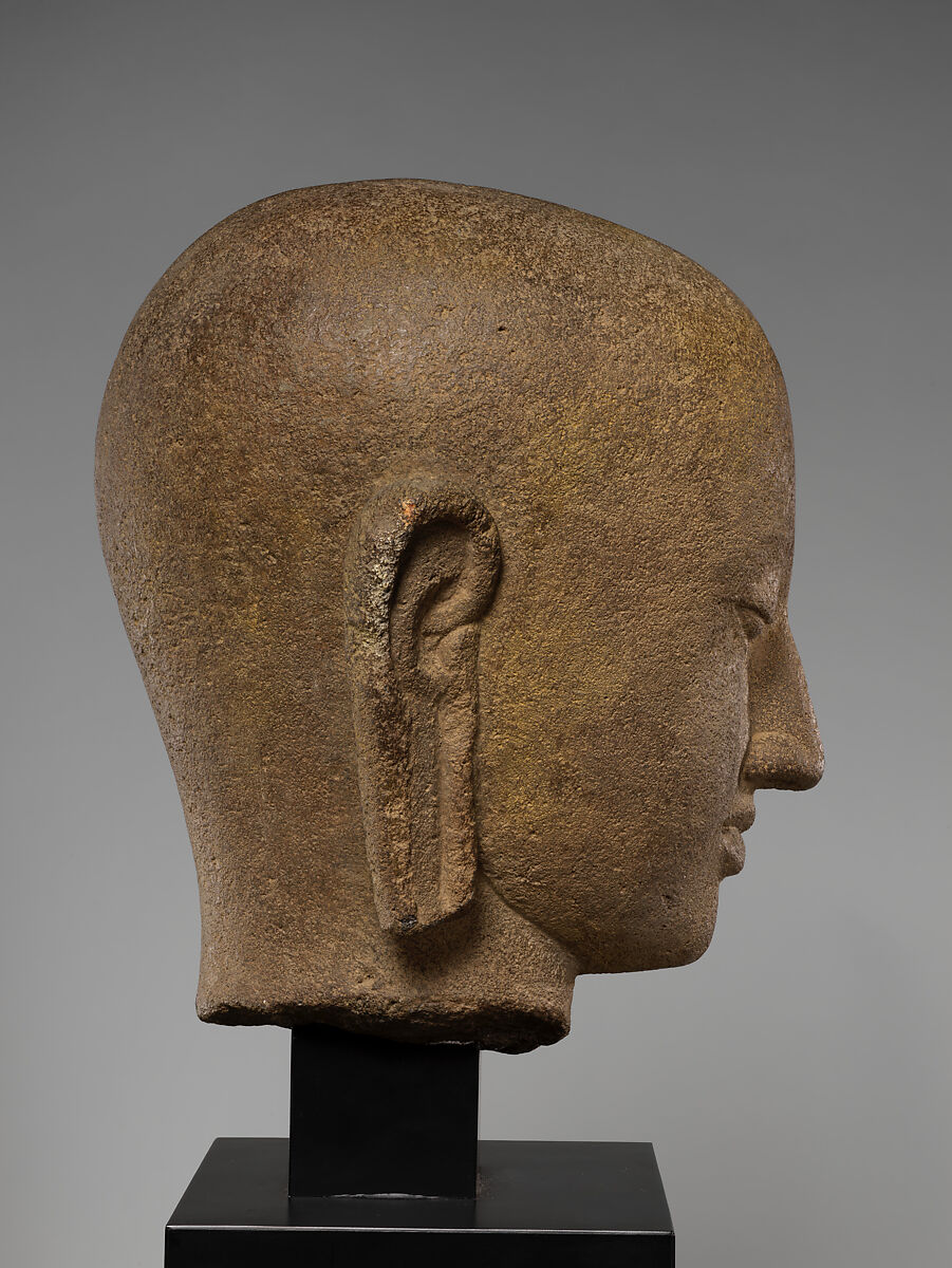 Head of a Monk (Study Collection), Stone, Indonesia (Java)