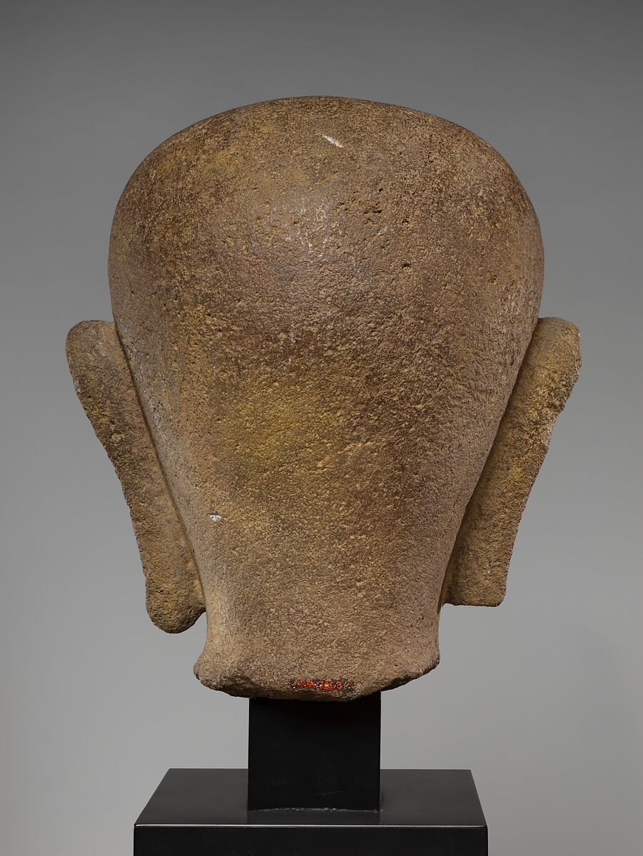 Head of a Monk (Study Collection), Stone, Indonesia (Java)
