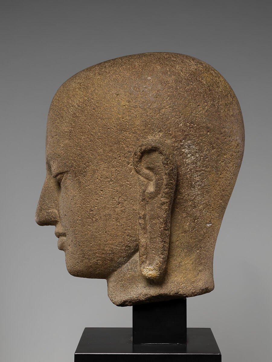 Head of a Monk (Study Collection), Stone, Indonesia (Java)
