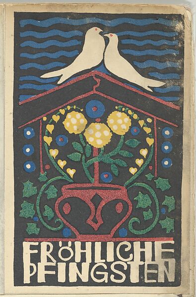 Happy Whitsunday (Fröhliche Pfingsten), Oskar Kokoschka (Austrian, Pöchlarn 1886–1980 Montreux), Color lithograph 