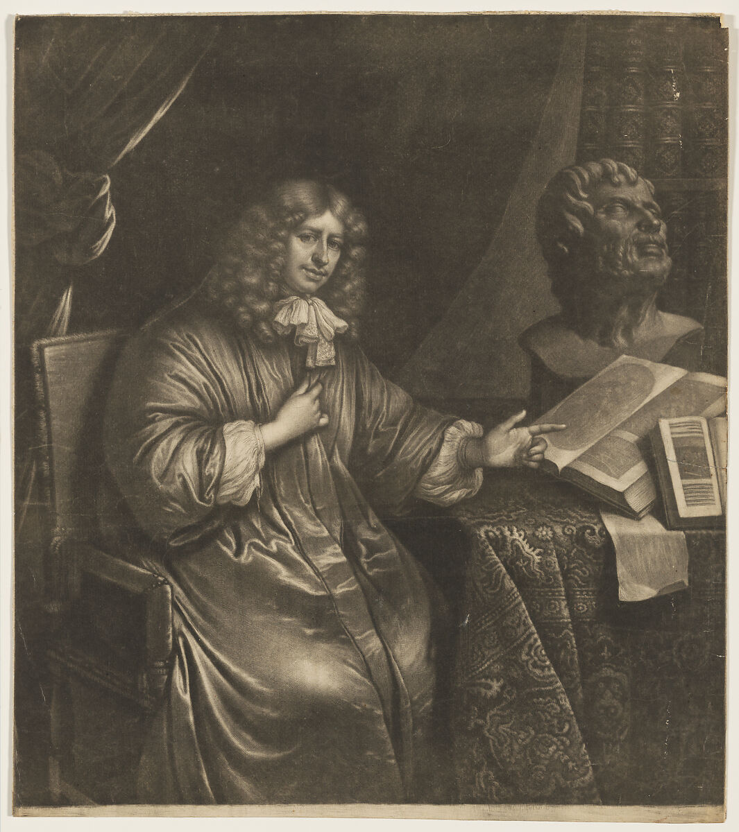 Abraham van Lennep, Wallerant Vaillant (Dutch, Lille 1623–1677 Amsterdam), Mezzotint 