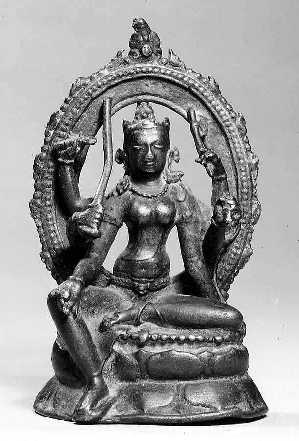 Seated Tara, Bronze, India 
