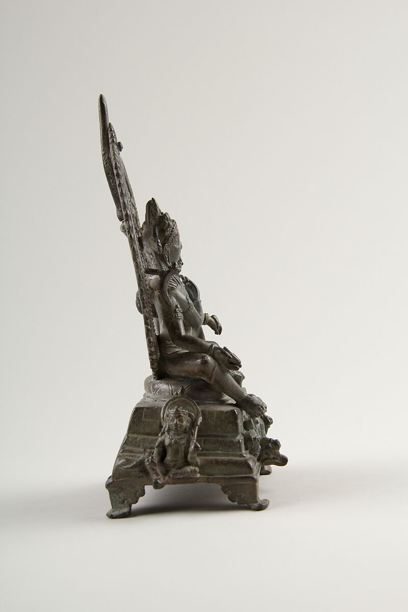 Shiva Seated with Uma (Umamaheshvara), Bronze, India (Bihar)