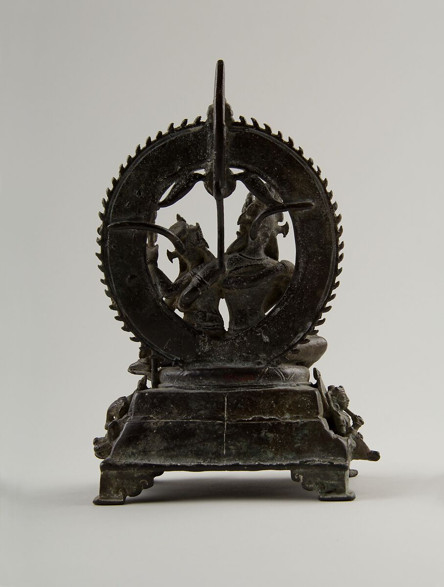 Shiva Seated with Uma (Umamaheshvara), Bronze, India (Bihar)