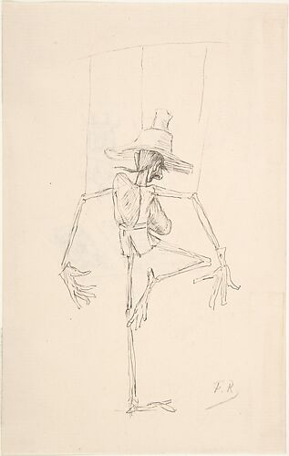 Study of Patin (recto); Sketch of an Open Book, 