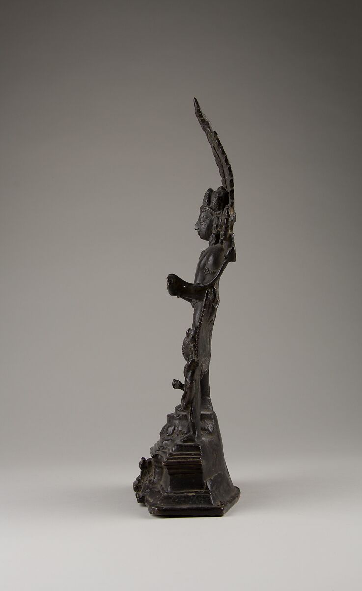 Surya, the Sun God, with Attendants, Bronze, Bangladesh